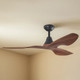 114cm 45-inch Black-Walnut DC Ceiling Fan Remote Control 3 Blade 15W 6 Speed 114cm 45-inch Black-Walnut DC Ceiling Fan Remote Control 3 Blade 15W 6 Speed